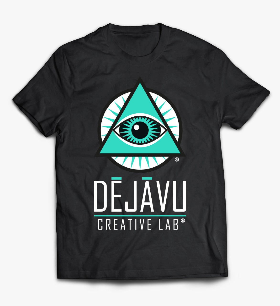 Playera Dejavu Creative Lab Logo Original Negro